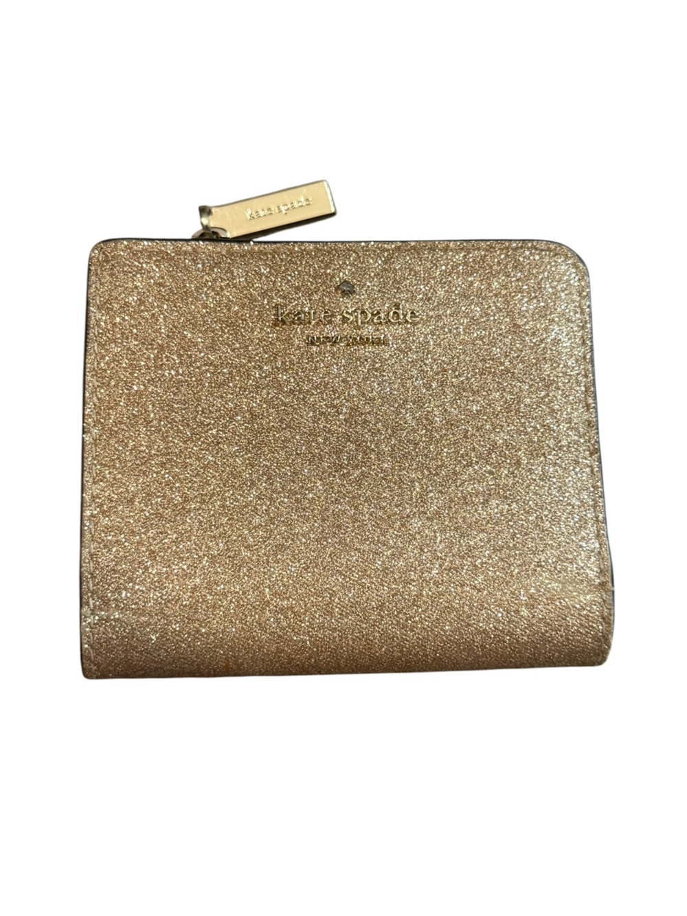 kate spade Gold Glitter Small Wallet
